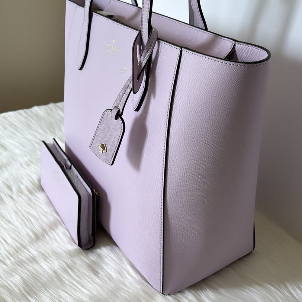 NWT Kate Spade Bundle Dana Tote and Wallet Set/ Saffiano - Picture 3 of 12